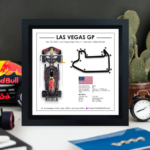 Max Verstappen Las Vegas Grand Prix - Las Vegas Strip Circuit - F1 3D Gift Ideas