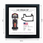 Max Verstappen Las Vegas Grand Prix - Las Vegas Strip Circuit - F1 3D Gift Ideas