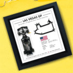 George Russell - Las Vegas Grand Prix 2024 - Formula 1 3D Showpiece - Motorsports Gift Ideas