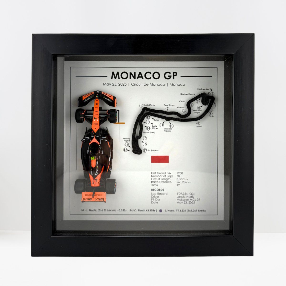 Lando Norris Win - Monaco Grand Prix 2025 - McLaren F1 3D Frame
