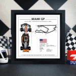 Oscar Piastri Victory - 2025 Miami Grand Prix - Formula 1 3D Showpiece