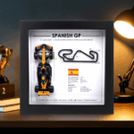 Oscar Piastri 2025 Spanish Grand Prix 3D Track Frame – Circuit de Barcelona-Catalunya Formula 1 Collectible Wall Art