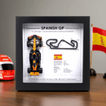 Oscar Piastri 2025 Spanish Grand Prix 3D Track Frame – Circuit de Barcelona-Catalunya Formula 1 Collectible Wall Art