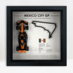 Lando Norris Mexico City GP 2025 3D Formula 1 Shadowbox