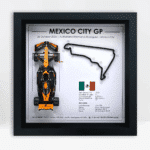 Lando Norris Mexico City GP 2025 3D Formula 1 Shadowbox