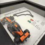 Lando Norris Mexico City GP 2025 3D Formula 1 Shadowbox
