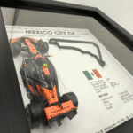Lando Norris Mexico City GP 2025 3D Formula 1 Shadowbox