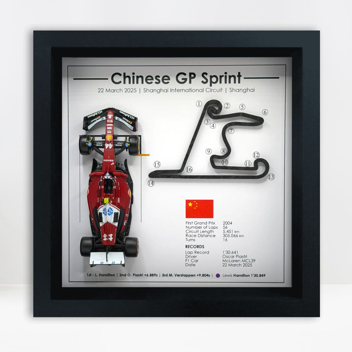 Lewis Hamilton - Ferrari SF25-44 - Chinese GP Sprint 2025
